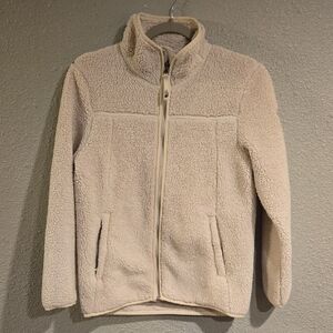 The North Face Cream Sherpa Fleece